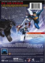 Justice League: War DVD Back Cover
