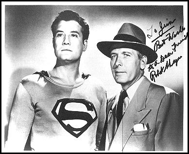George Reeves and Robert Shayne