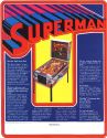 Superman Pinball Machine