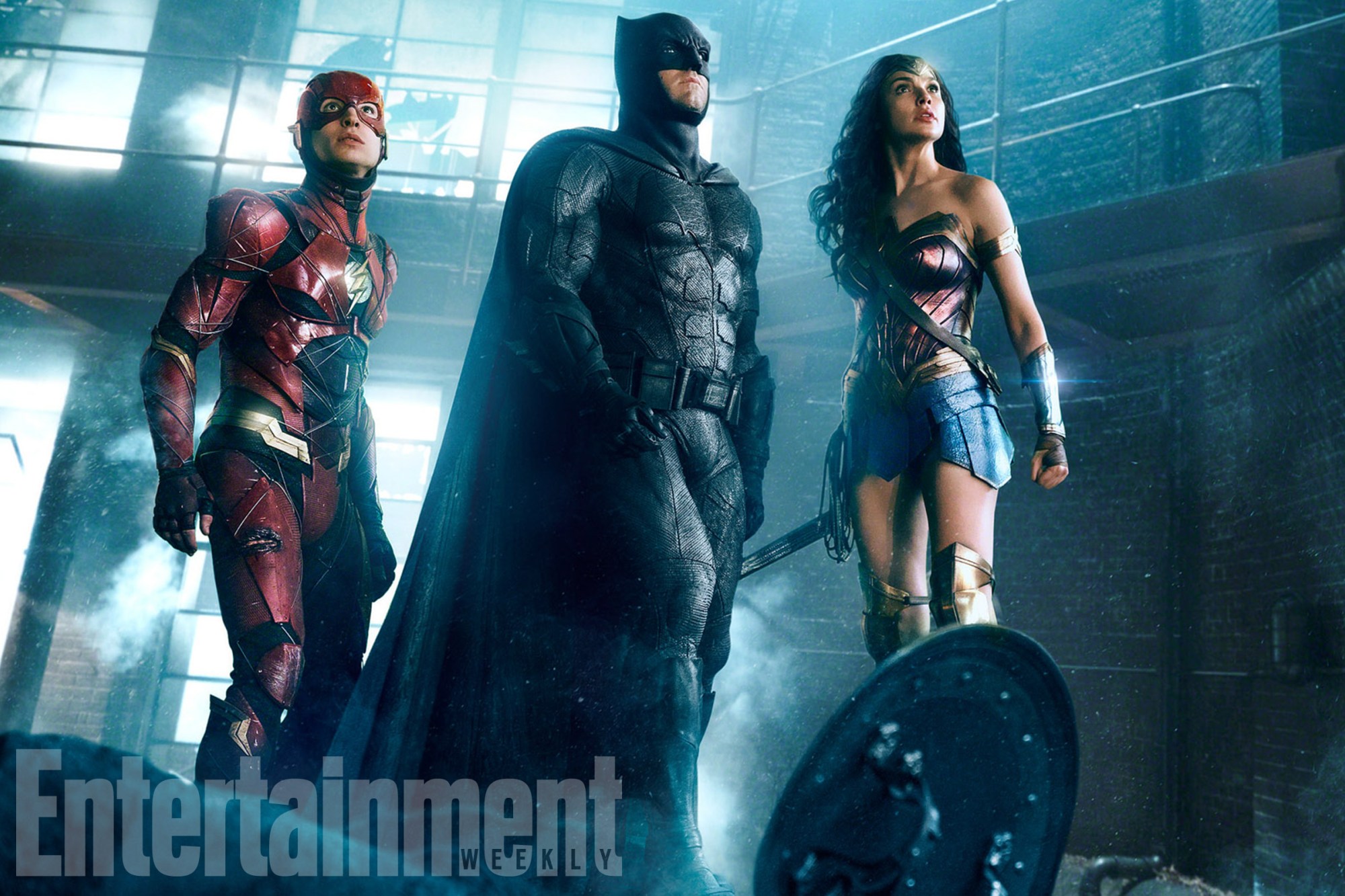 Flash, Batman and Wonder Woman