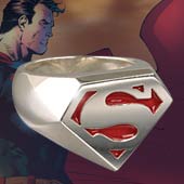 Superman™ Sterling Signet Ring
