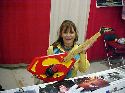 Margot Kidder with Superman Guitar