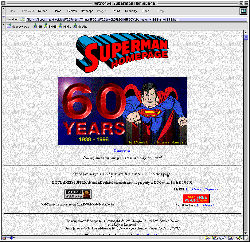 1998 Superman Homepage