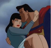 Superman saves Lois