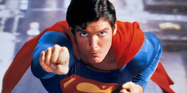 Chris Reeve in Superman: The Movie