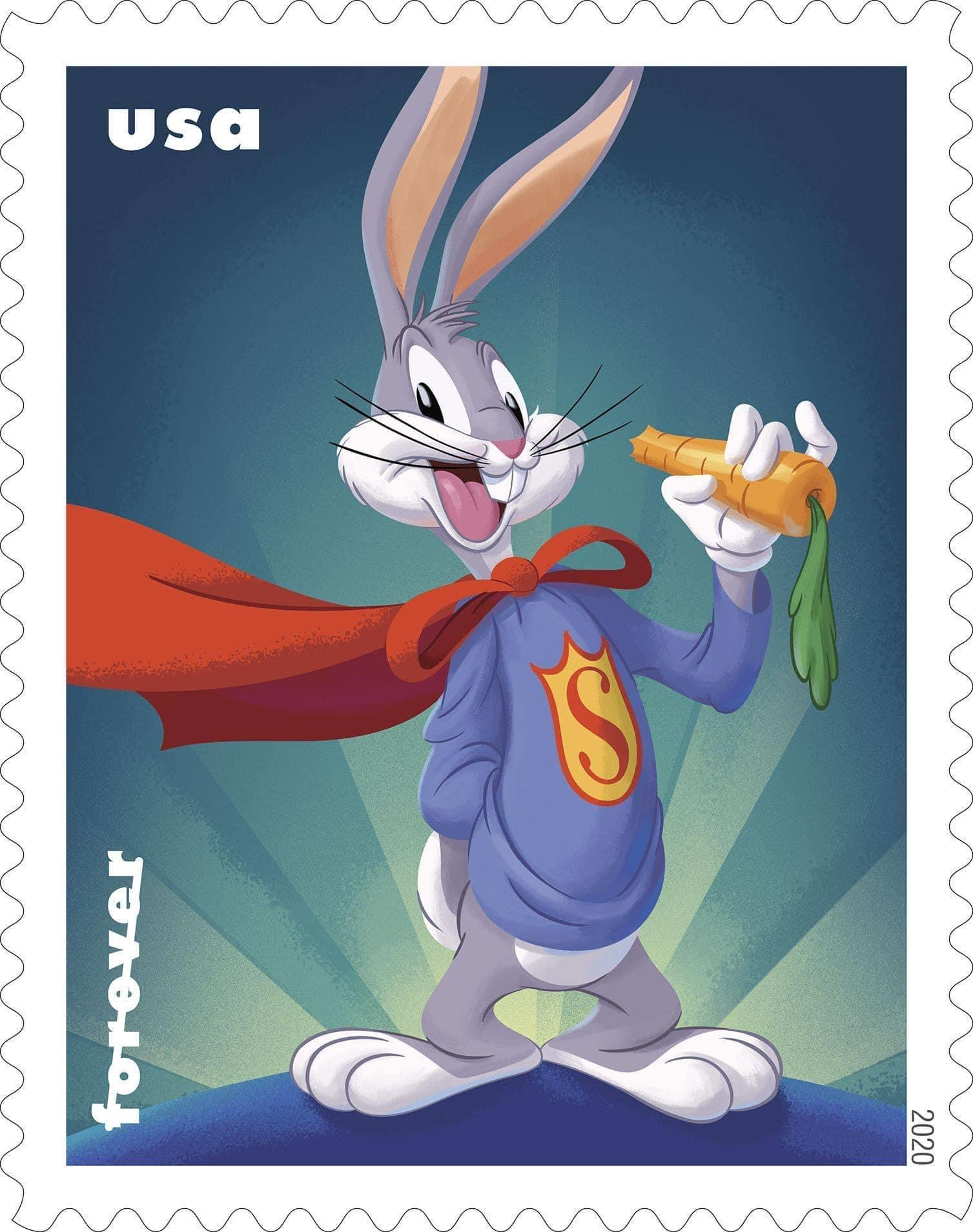 Super-Rabbit Stamp
