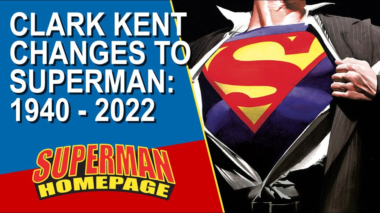 Clark Kent Changing into Superman (1940-2022)