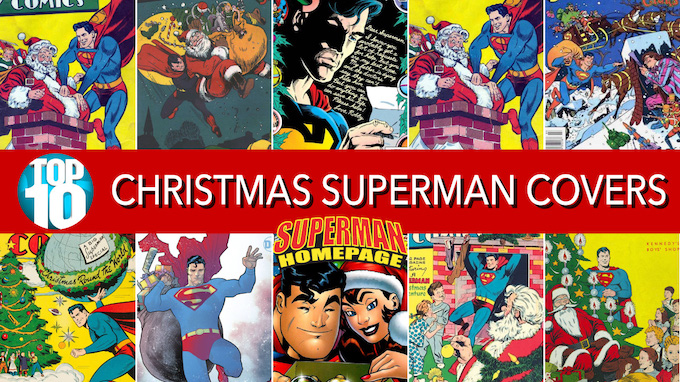 Top 10 Christmas Superman Comic Book Covers