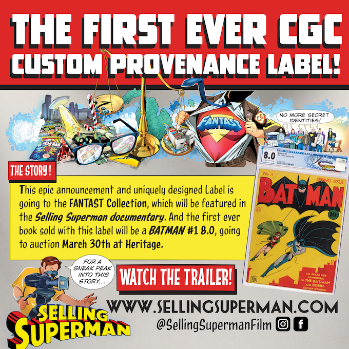 CGC Announces First Ever Custom Provenance Label