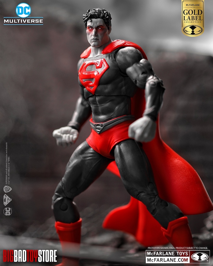 Superman Black & White ACCENT Edition Action Figure