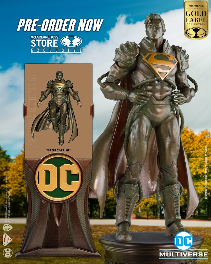 Superboy-Prime (Infinite Crisis) Patina Edition Gold Label Action Figure