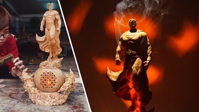 Sculpting the Man of Steel: Crafting an Amazing Wood Carving of Superman