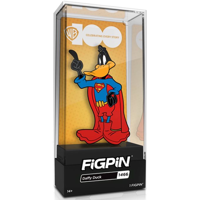 Daffy Duck Superman Pin