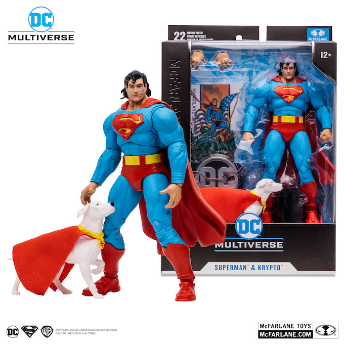 Superman and Krypto (Return of Superman) McFarlane Collector Edition #9 Action Figures