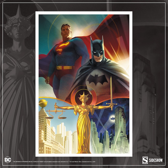 Sideshow Collectibles Batman & Superman: World's Finest Art Print