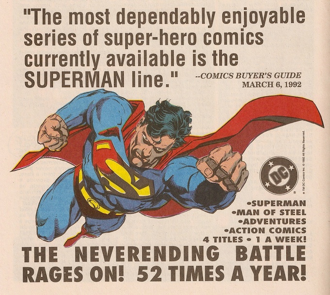 Superman Comic Book Titles