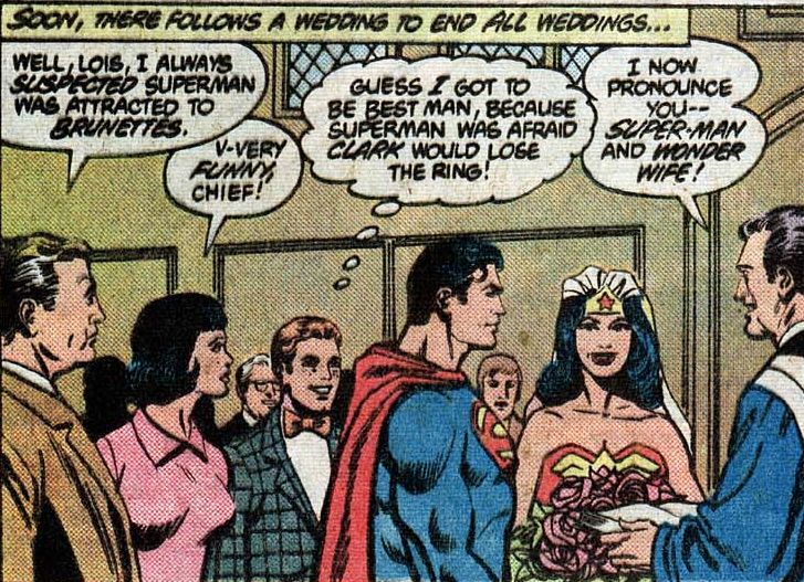 Wonder woman loves superman