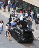 Filming Car Chase Scene
