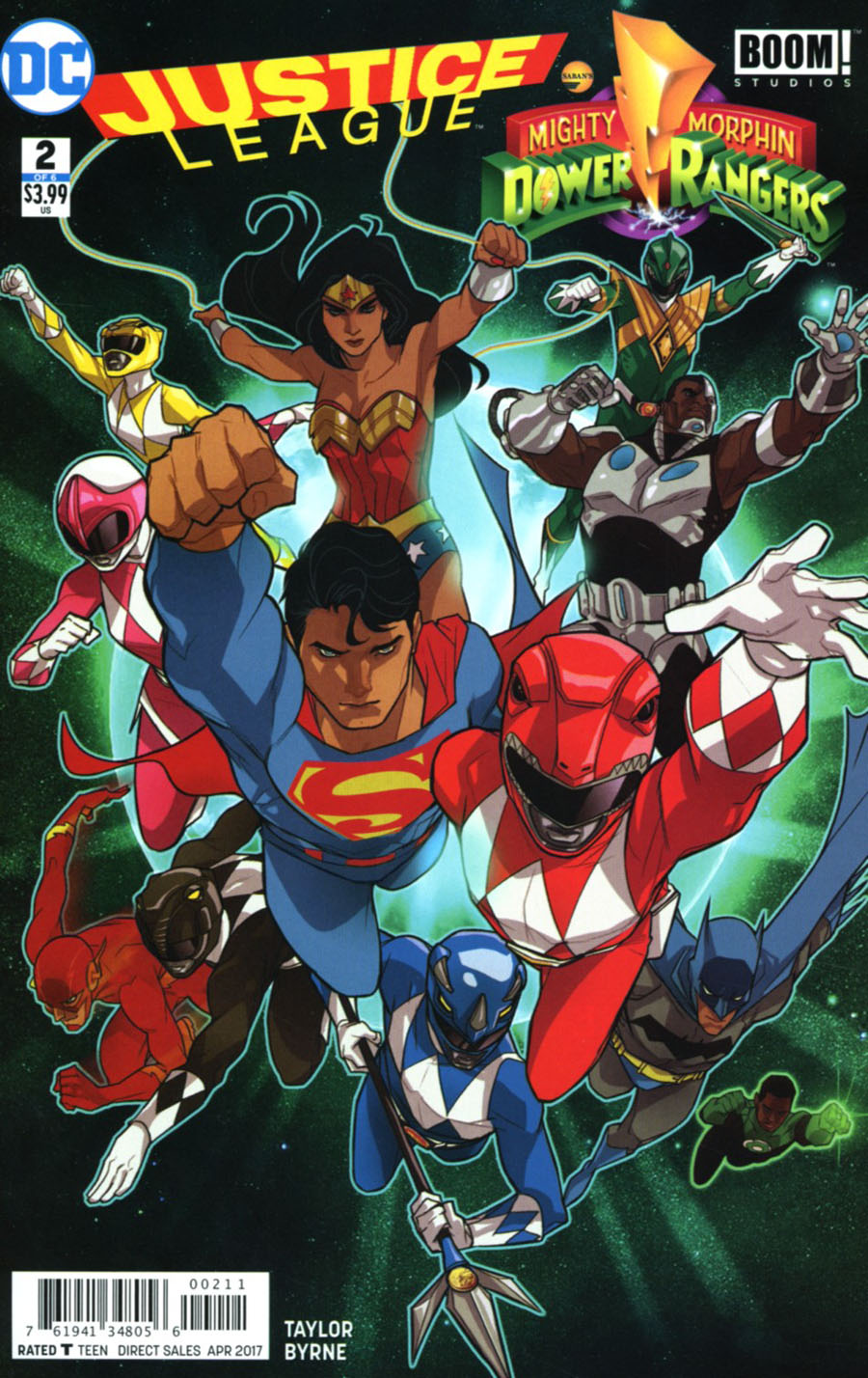 Justice League/Power Rangers #2