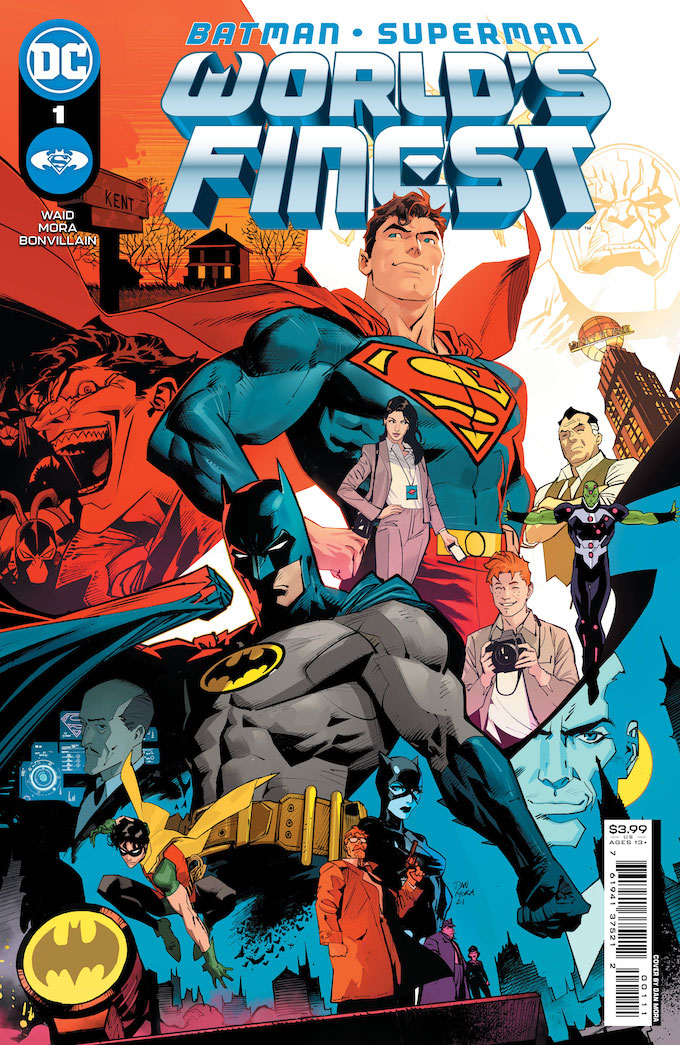 BATMAN SUPERMAN WORLDS FINEST #1 COVER B JIM LEE CARD STOCK DC COMICS 2022 RB05