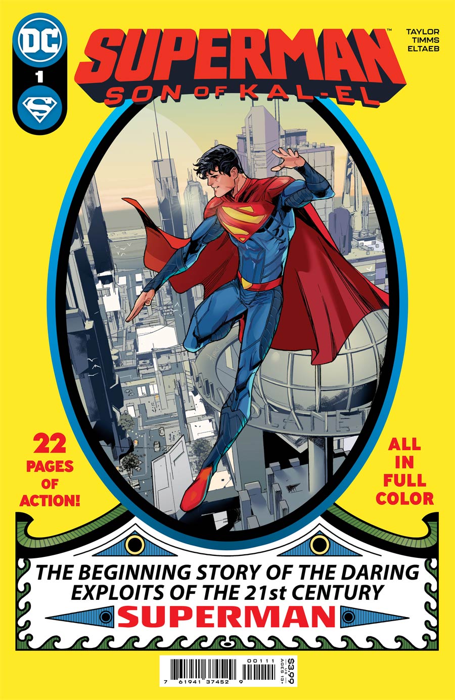 SUPERMAN COMIC BOOK COVER #1 64 Page Action Full Color Metal Tin Sign Magnet USA 