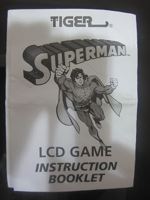 1996 Tiger Electronics Superman LCD Game