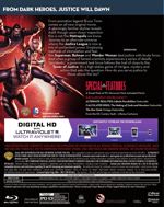 Justice League: Gods and Monsters Blu-Ray Back Cover