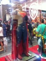 Superman Costume on Display at Comic-Con 2012