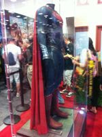 Superman Costume on Display at Comic-Con 2012