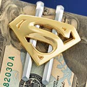 Superman Returns™ Shield Money Clip - Gold Plated