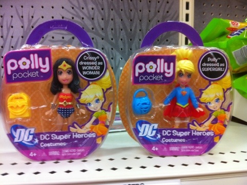 Polly Pocket DC Super Heroes Costumes Crissy as Wonder Woman Mattel 2010 for sale online 
