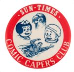 Rare 1940s Superman Newspaper Promotion Button