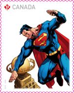 Canada Post Superman Stamp 2013