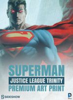 Superman - Justice League Trinity Premium Art Print