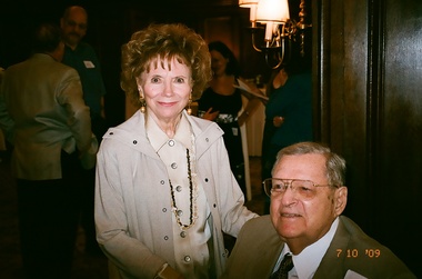 Jerry Fine with Joanne Siegel