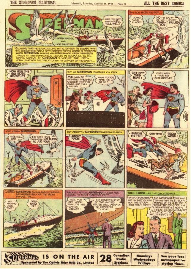 Superman Newspaper Strip