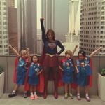 Melissa with the Super Girl Scouts of Oklahoma