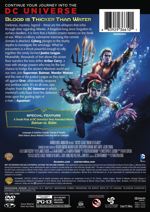 Justice League: Throne of Atlantis DVD Back Cover