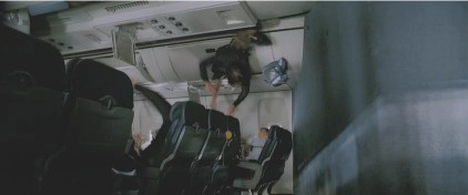 Lois thrown inside the plane