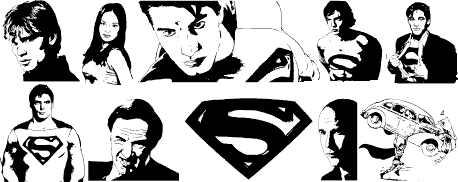 Superman Dingbats Font